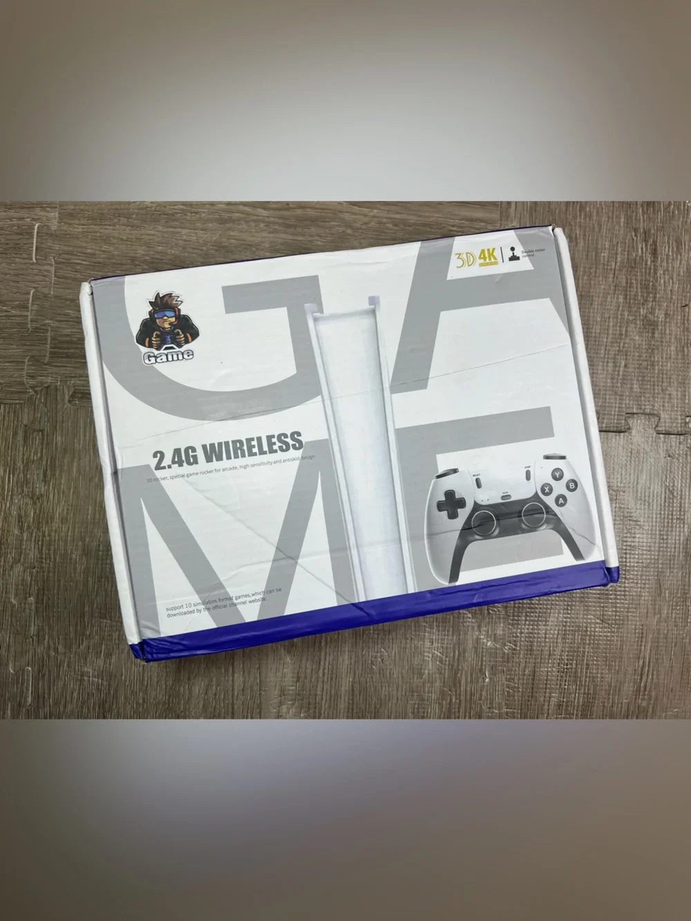 Wireless 2.4G White Game System W/Controllers -